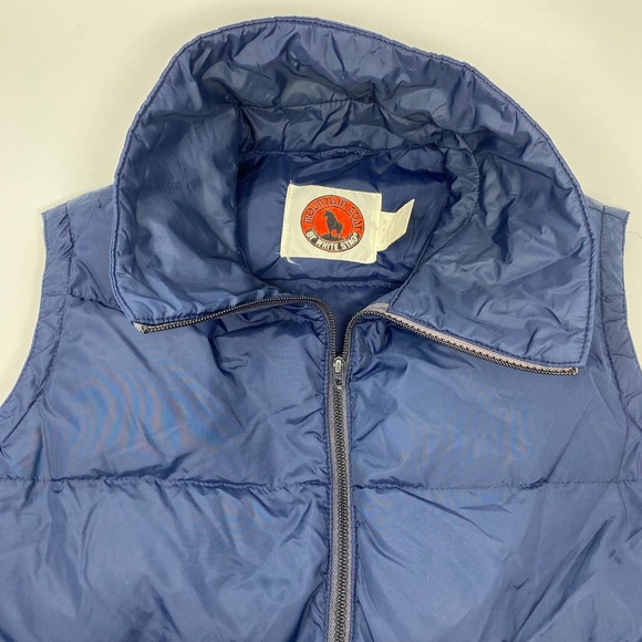 Mountain Goat by White Stag‎ Down Filled Medium Size  Navy Blue Puffer Vest - Picture 1 of 5